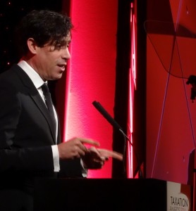 Stephen Managan at Tax Awards 2014