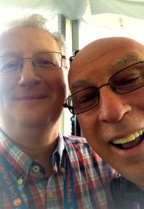 A dodgy selfie with Ken Bruce